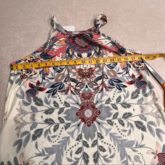 ⭐️ NWT LoveU Dear Colorful Floral Pattern Tank Top Size SMALL - Picture 11 of 11